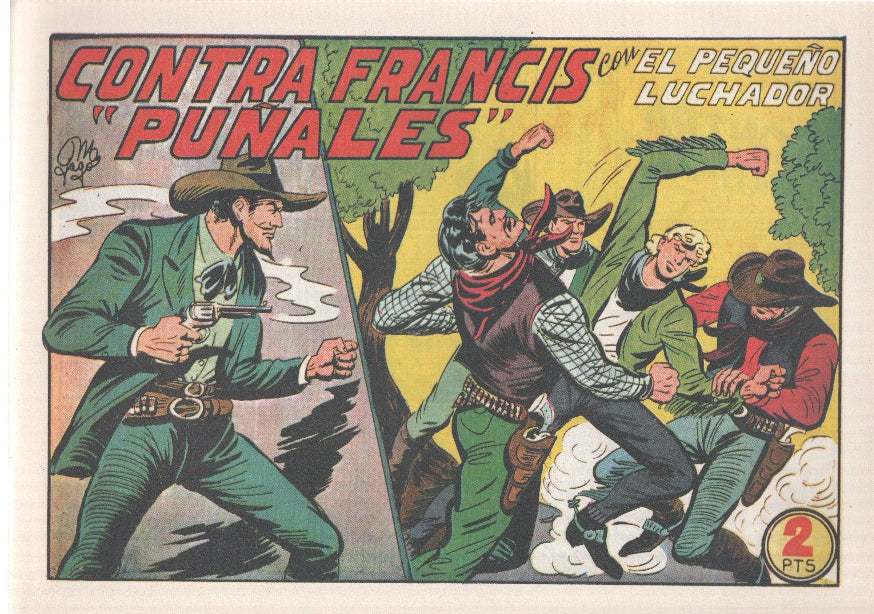 Facsimil: El Pequeño Luchador numero 187: Contra Francis Puñales