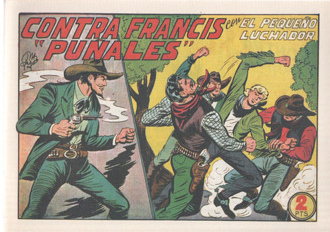 Facsimil: El Pequeño Luchador numero 187: Contra Francis Puñales