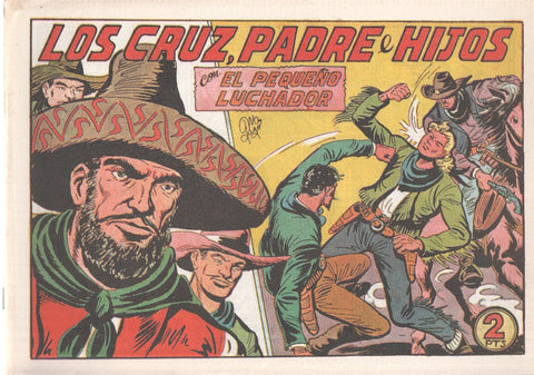 Facsimil: El Pequeño Luchador numero 189: Los Cruz, padre e hijos