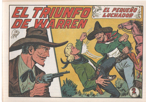 Facsimil: El Pequeño Luchador numero 192: El triunfo de Warren