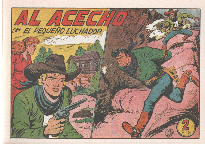 Facsimil: El Pequeño Luchador numero 193: Al acecho