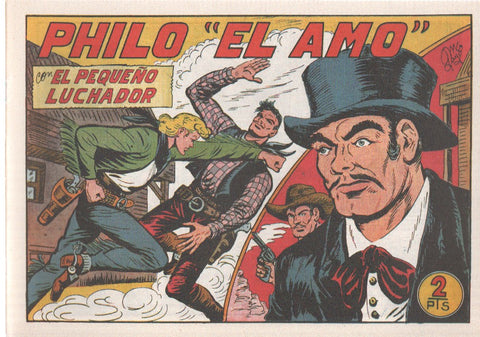 Facsimil: El Pequeño Luchador numero 198: Philo el amo