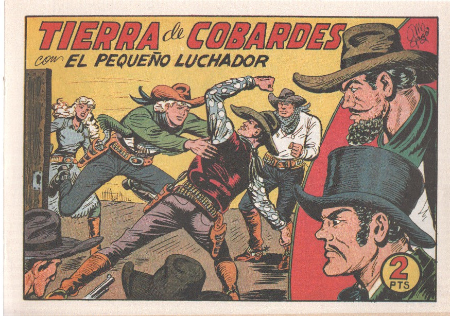 Facsimil: El Pequeño Luchador numero 199: Tierra de cobardes