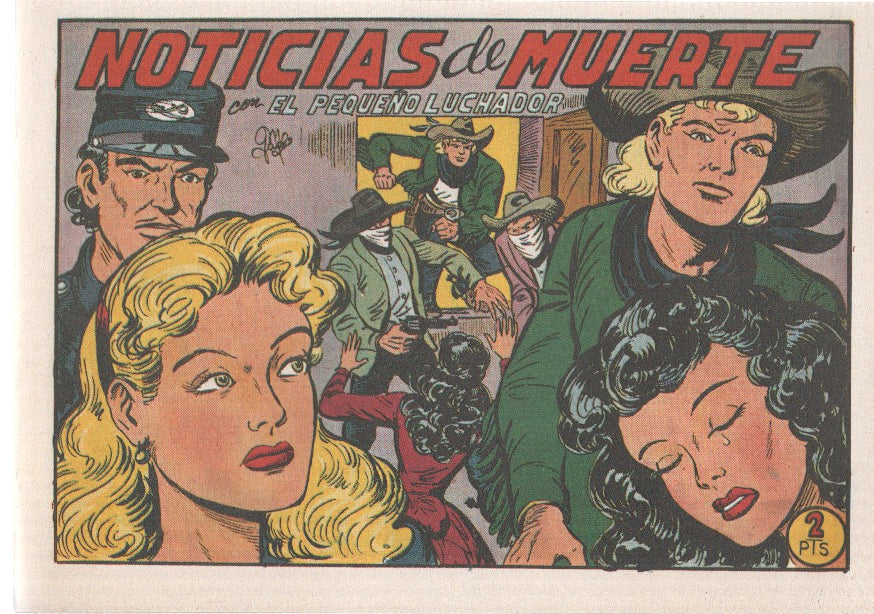 Facsimil: El Pequeño Luchador numero 202: Noticias de muerte