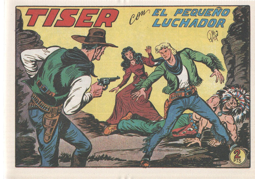 Facsimil: El Pequeño Luchador numero 208: Tiser