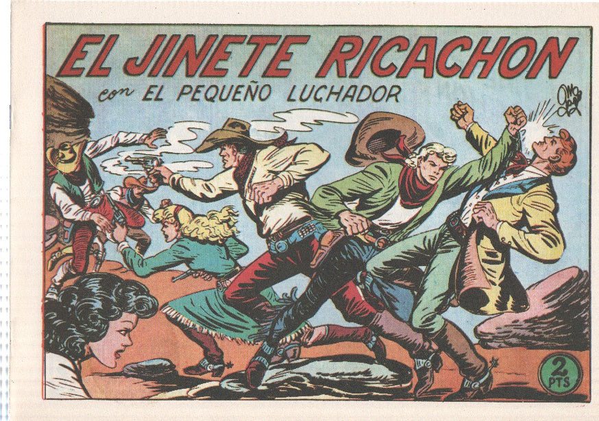 Facsimil: El Pequeño Luchador numero 215: El jinete ricachon