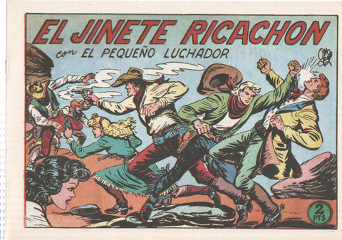 Facsimil: El Pequeño Luchador numero 215: El jinete ricachon