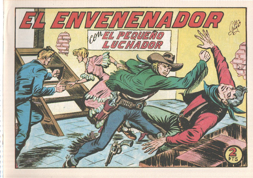 Facsimil: El Pequeño Luchador numero 218: El envenenador