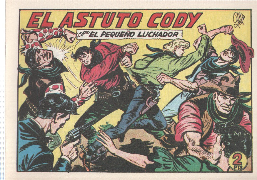 Facsimil: El Pequeño Luchador numero 220: El astuto Cody