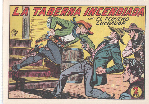 Facsimil: El Pequeño Luchador numero 227: La taberna incendiada