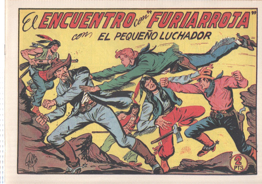 Facsimil: El Pequeño Luchador numero 229: El encuentro con Furia Rroja
