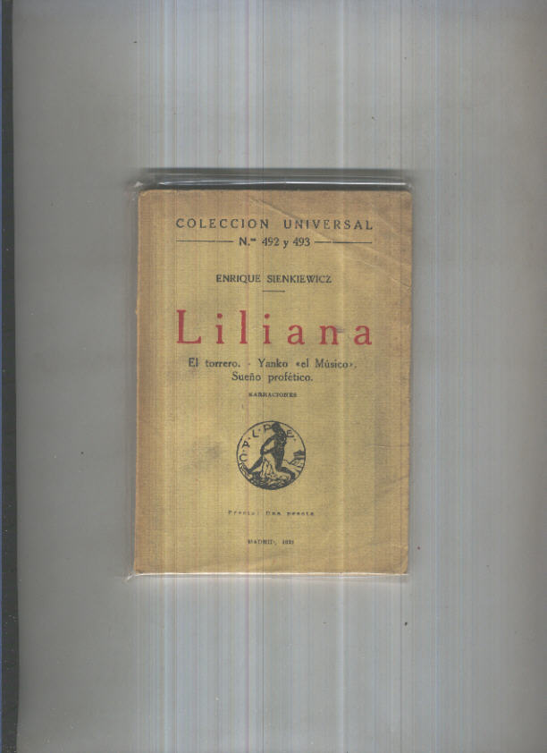 Coleccion Universal numero 492/493: Liliana