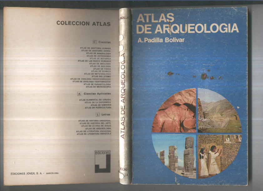 Atlas de arqueologia (algun articulo esta subrayado por dueño original)