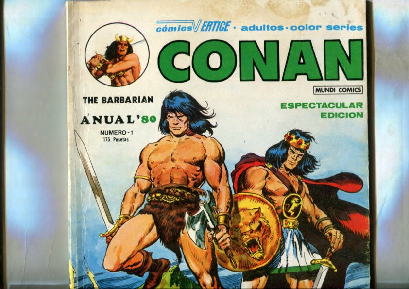 Conan el barbaro anual 1980 (numerado 6 en trasera)