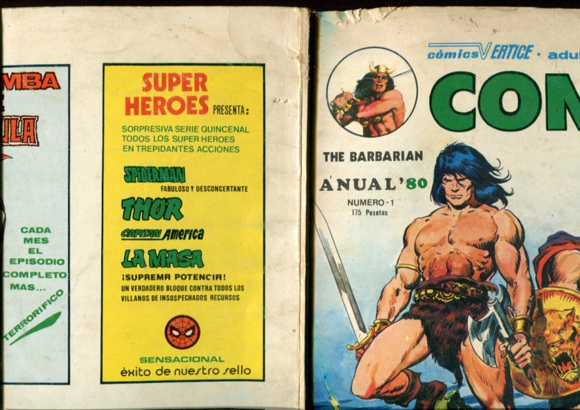 Conan el barbaro anual 1980 (numerado 8 en trasera)