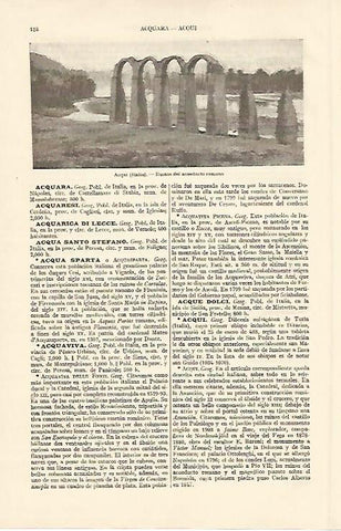 LAMINA ESPASA 10806: Acueducto romano de Acqui Italia