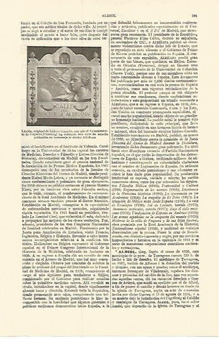 LAMINA ESPASA 10829: Lapida del Ayuntmaiento de Enguera Valencia