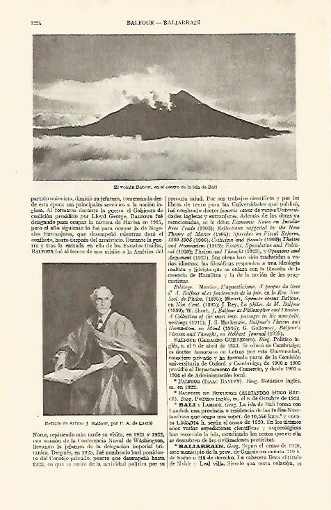 LAMINA ESPASA 10940: El volcan Batour Bali