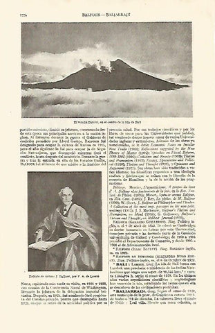 LAMINA ESPASA 10940: El volcan Batour Bali