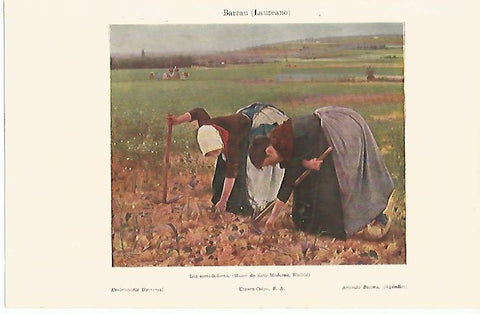 LAMINA ESPASA 10962: Las escardadoras por L. Barrau