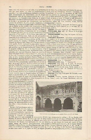 LAMINA ESPASA 10983: Casa en el oasis de Tozer Tunez