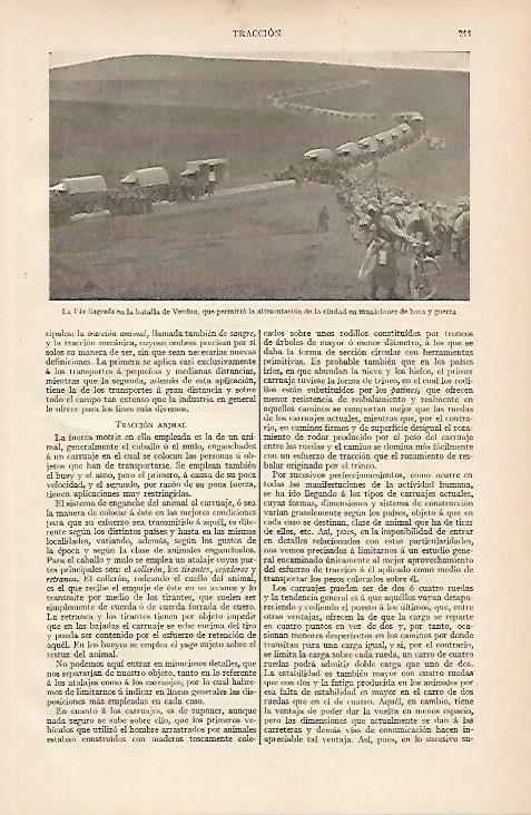 LAMINA ESPASA 10994: La Via Sagrada en la Batalla de Verdun en 1916