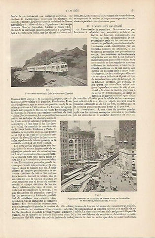 LAMINA ESPASA 11008: Ferrocarril del Guadarrama y Metro elevado en Nueva York