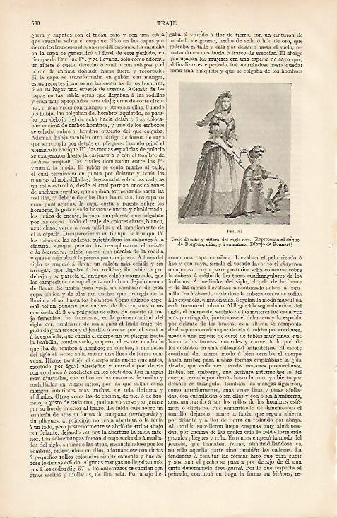 LAMINA ESPASA 11064: Traje de niño y niñera del siglo XVI