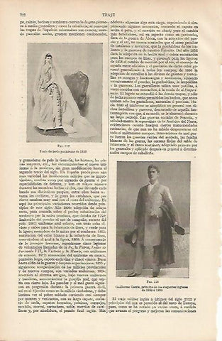 LAMINA ESPASA 11071: Traje de novia de Paris de 1888