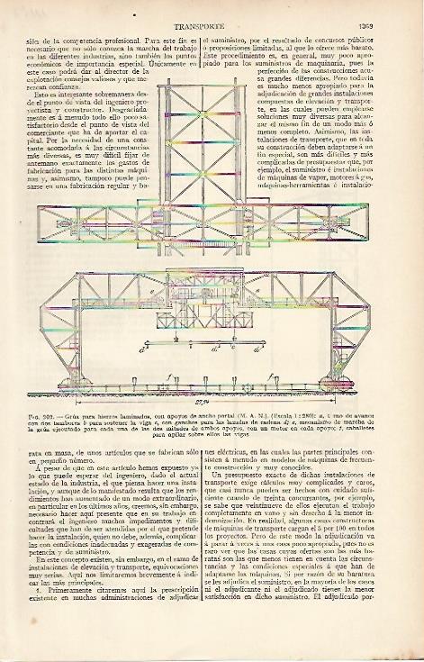 LAMINA ESPASA 11157: Grua para hierros laminados