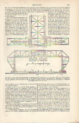 LAMINA ESPASA 11157: Grua para hierros laminados