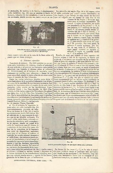 LAMINA ESPASA 11163: Estacion en curva en Knuttange
