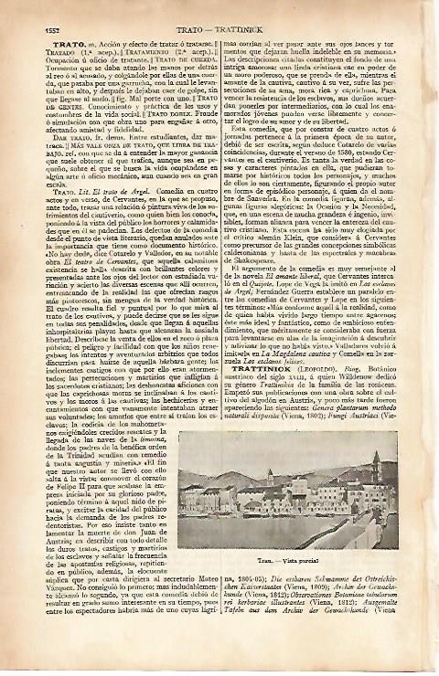 LAMINA ESPASA 11176: Vista parcial de Trau Croacia