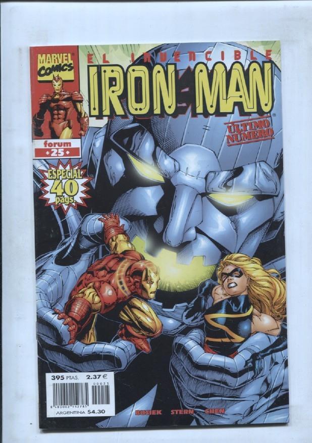 Iron Man volumen 4: Heroes Return numero 25: fin de la coleccion