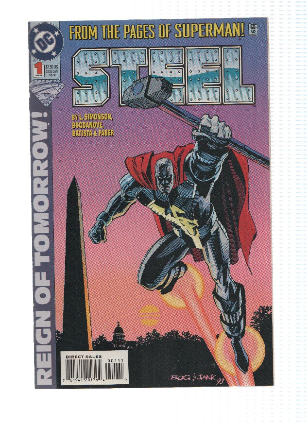 STEEL, Volume 1, Numero 01: Steel Wrought Iron (DC Comics)