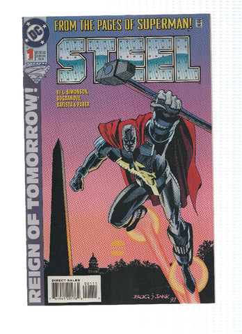 STEEL, Volume 1, Numero 01: Steel Wrought Iron (DC Comics)