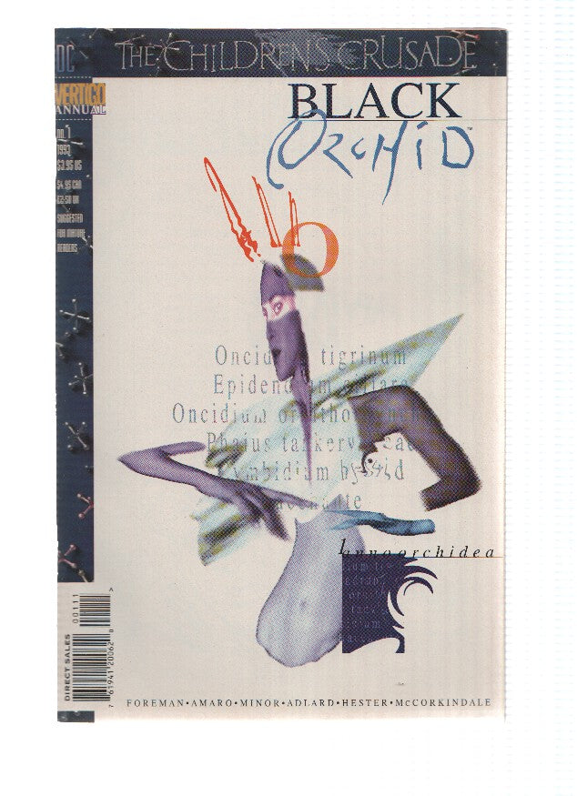 BLACK ORCHID ANNUAL 1993, Volume 2, Numero 01: The Memoirs of an Epiphyte (Vertigo)