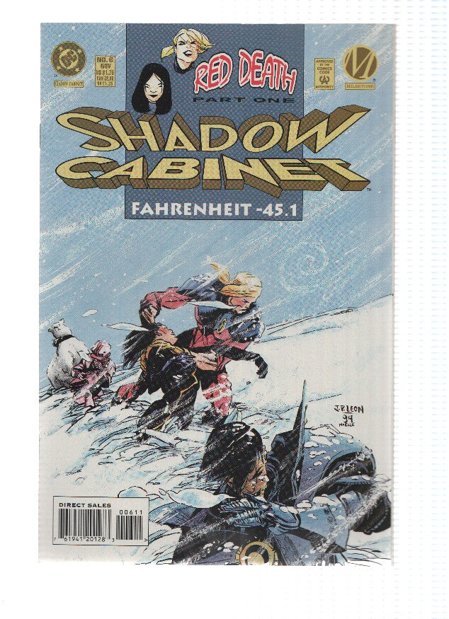 SHADOW CABINET, Volume 1, Numero 06: The Antartic Snowjob!  (Milestone)