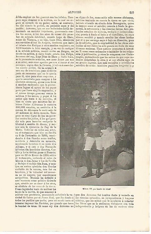 LAMINA ESPASA 11191: Retrato de Alfonso XII por Casado