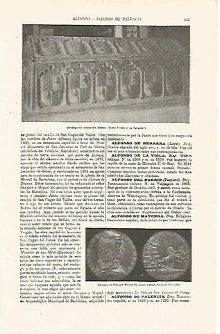 LAMINA ESPASA 11199: Sarcofago del infante Alfonso en Valladolid