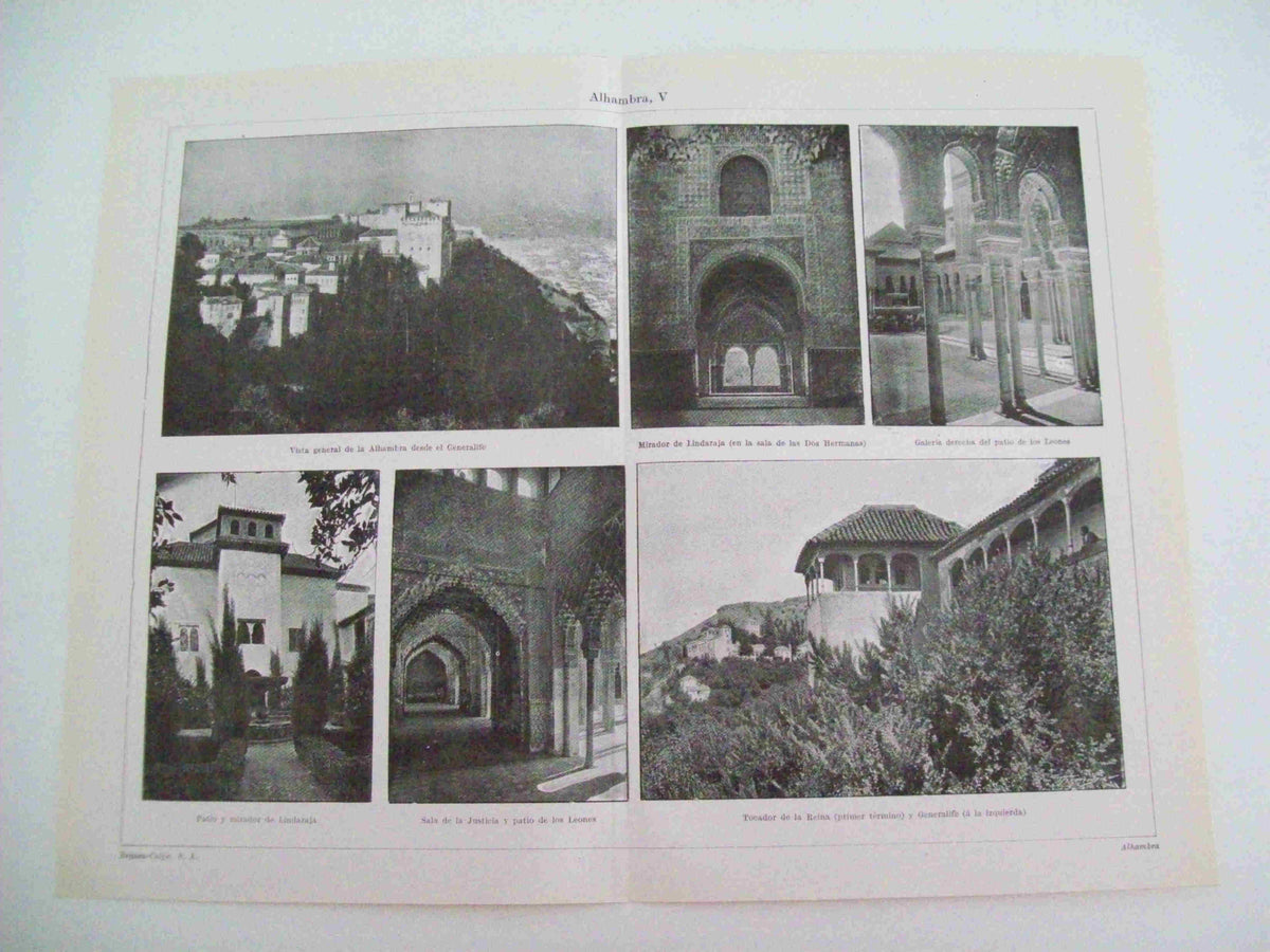 LAMINA ESPASA 11215: La Alhambra de Granada