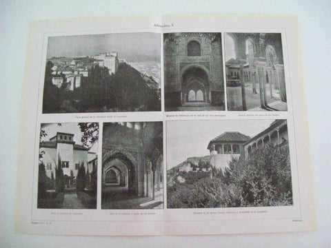 LAMINA ESPASA 11215: La Alhambra de Granada