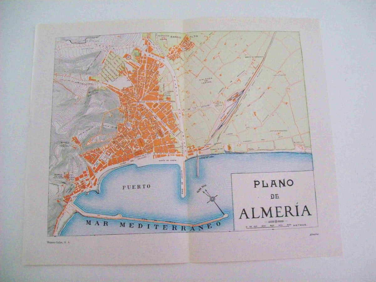 LAMINA ESPASA 11250: Plano de Almeria