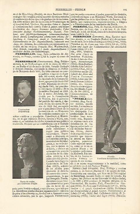 LAMINA ESPASA 11299: Claudia escultura de Fehler