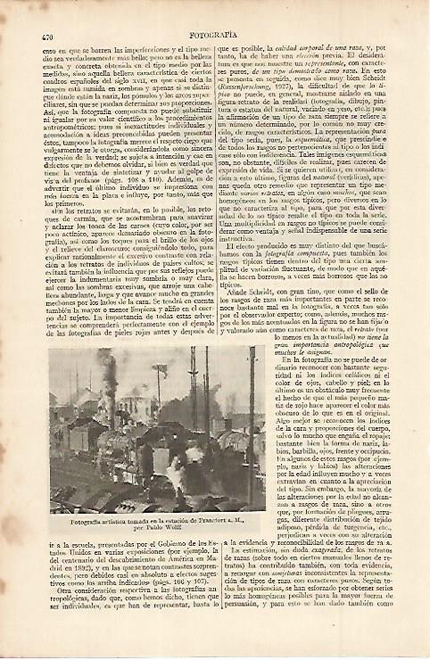 LAMINA ESPASA 11332: Fotografia artistica de la estacion de Francfort por Wolff