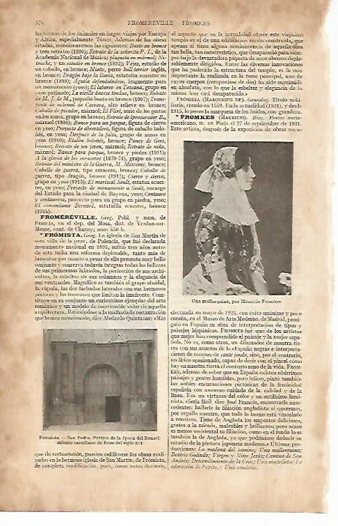 LAMINA ESPASA 11343: Una mallorquina por M. Fromkes
