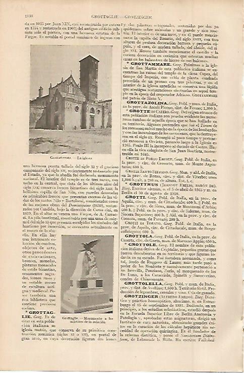 LAMINA ESPASA 11392: Iglesia de Grottaferrata Italia