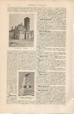 LAMINA ESPASA 11392: Iglesia de Grottaferrata Italia