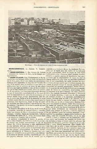 LAMINA ESPASA 11416: Vistas de Herculano Italia