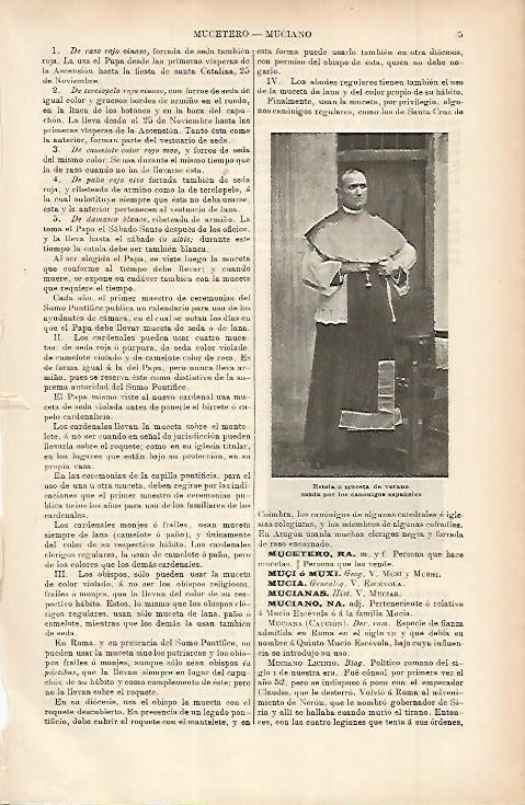 LAMINA ESPASA 11424: Estola usada por canonigos españoles